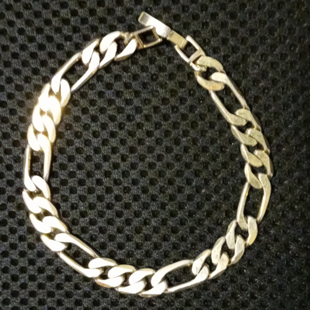 Men bracelet 14k gold plateded or as ankle Bracelet